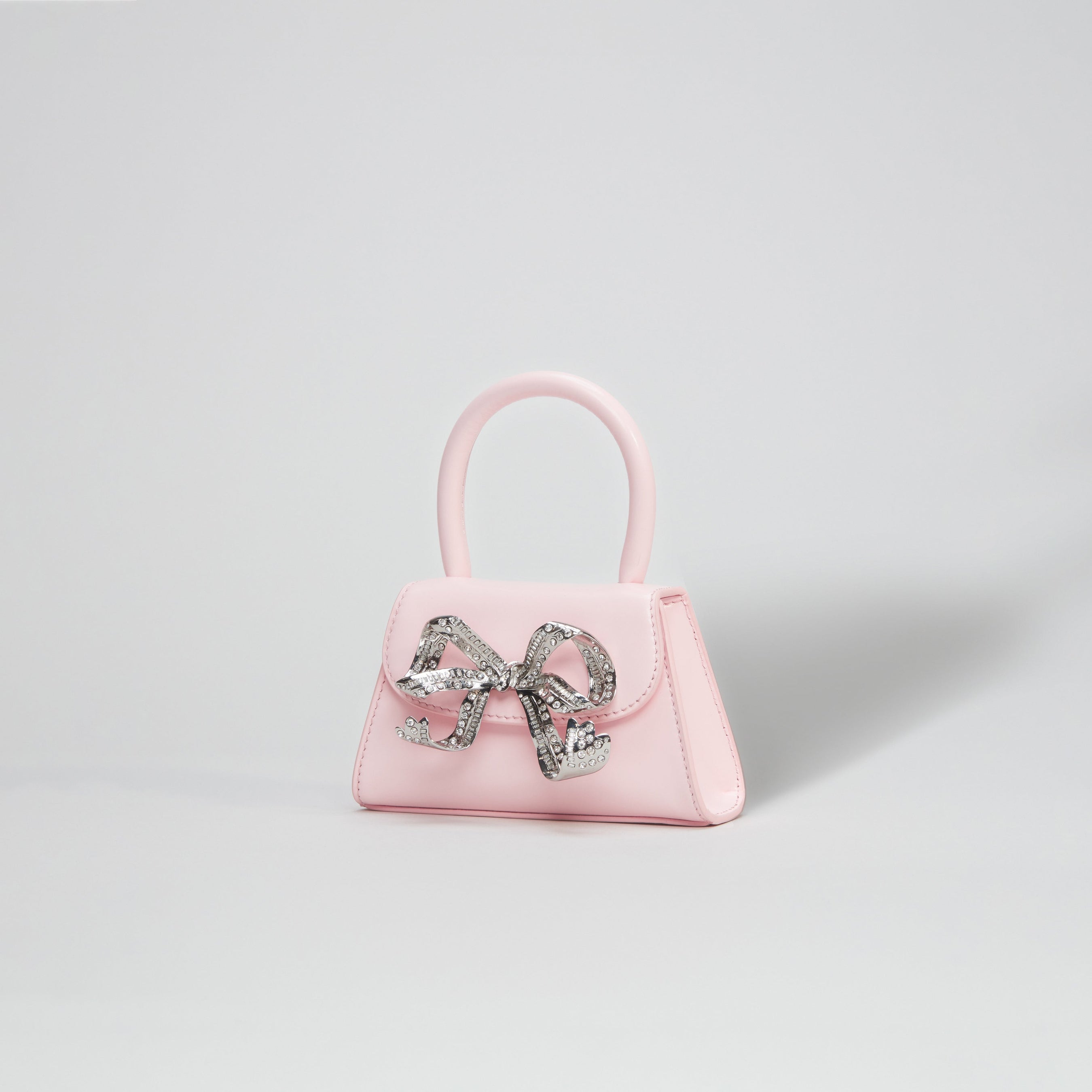 The Bow Micro in Pink with Diamanté