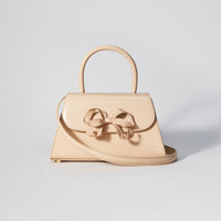 The Bow Mini in Beige with Enamel