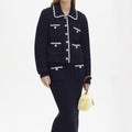 Navy Soft Knit Cardigan