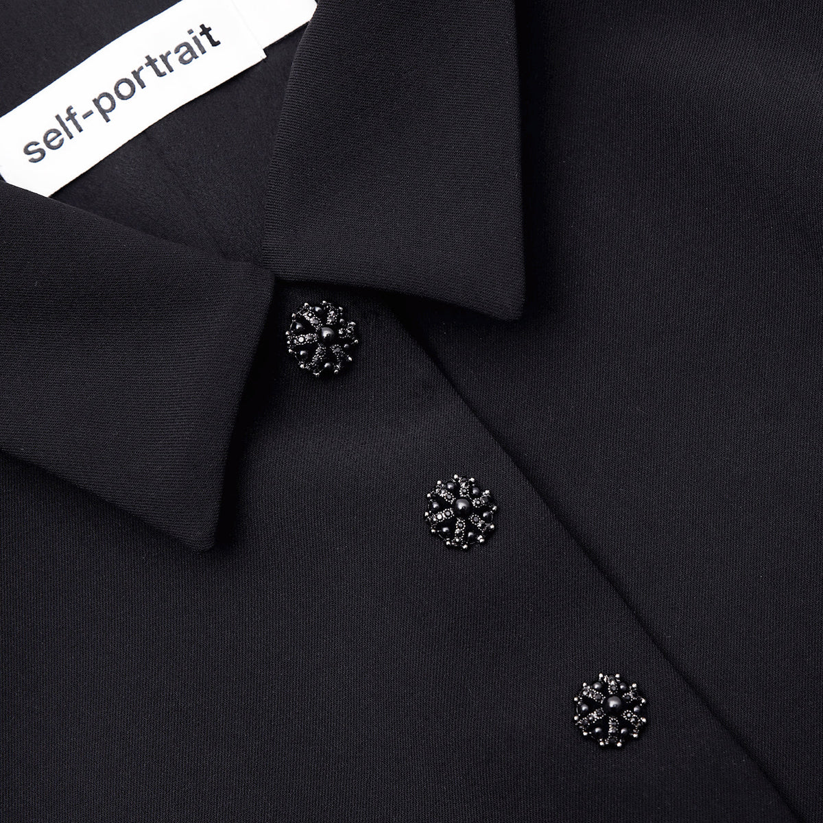 Black Tailored Jumpsuit – self-portrait-US