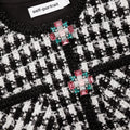 Black Check Boucle Mini Jacket Dress