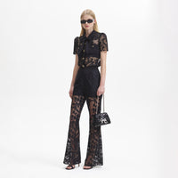 Black Lace Trouser