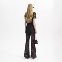 Black Lace Trouser