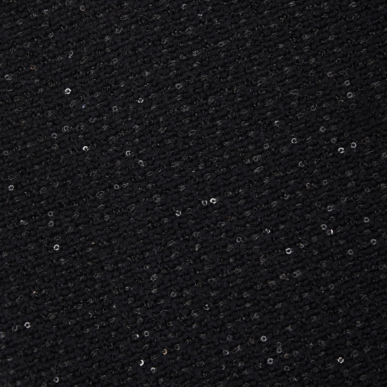 Black Sequin Embellished Knit Trouser