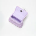 Lilac Fluffy Bow Micro Bag