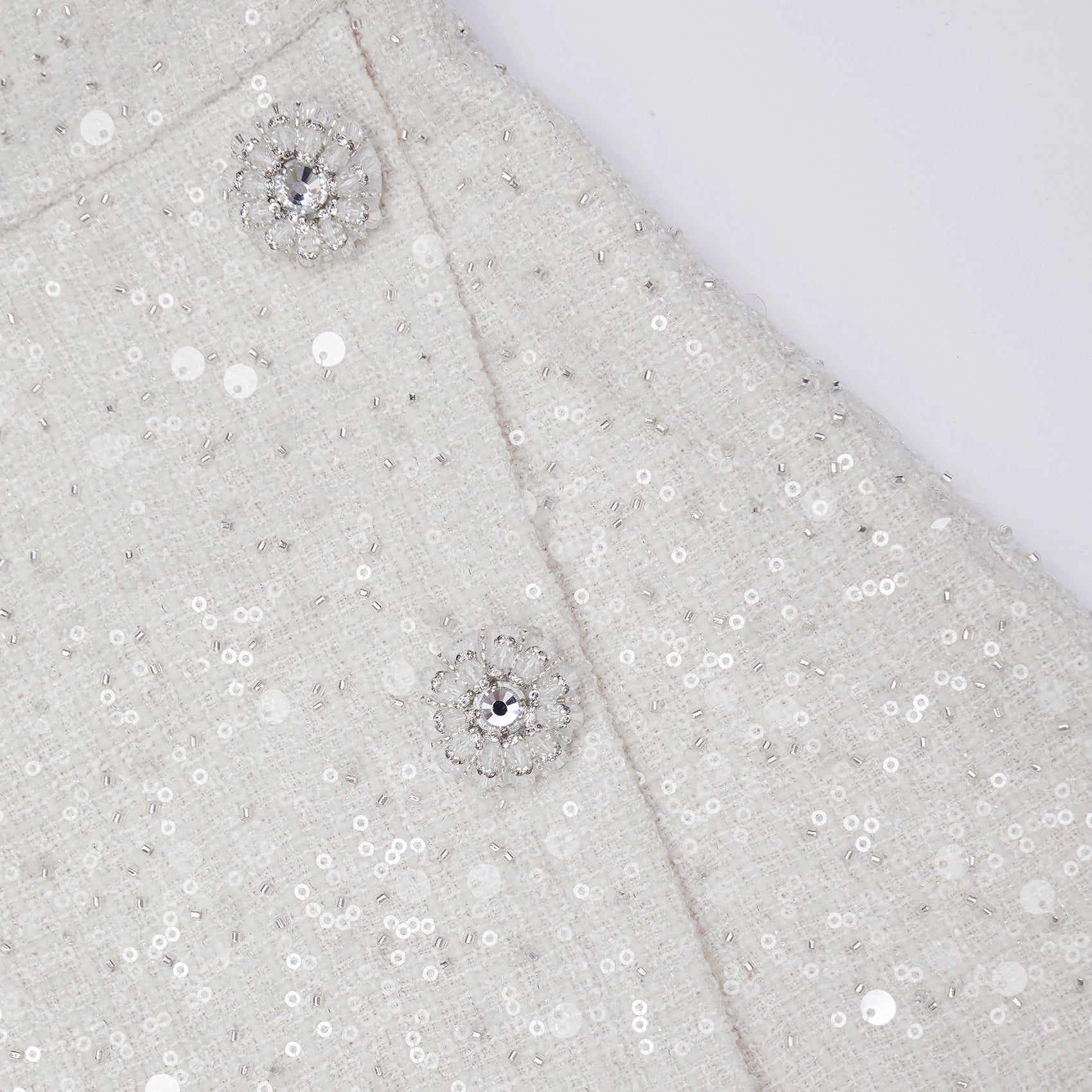self portrait white sequin mini dress Embellished sequin mini dress