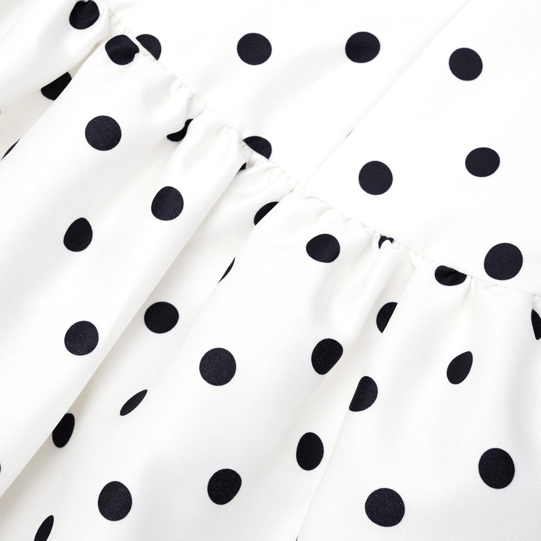 Cream Polka Dot Top main image 1