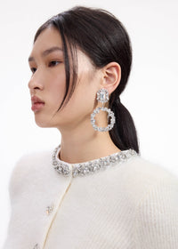 Crystal Hoop Earrings