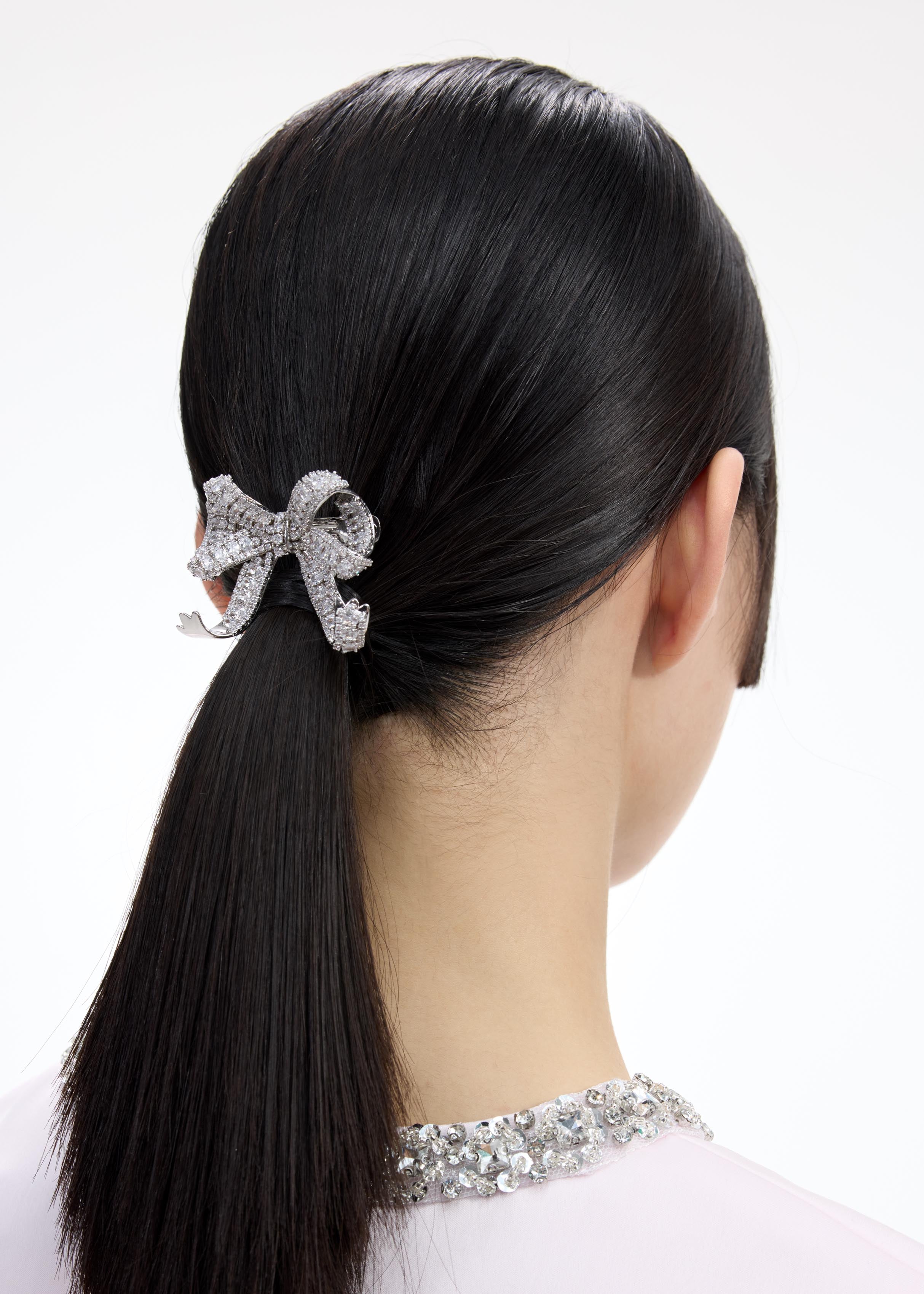 Pigtail Glitzy Rhinestone Cheer Bow | Not Without A Bow Pigtail Glitzy Rhinestone Cheer Bow | Not Without A Bow