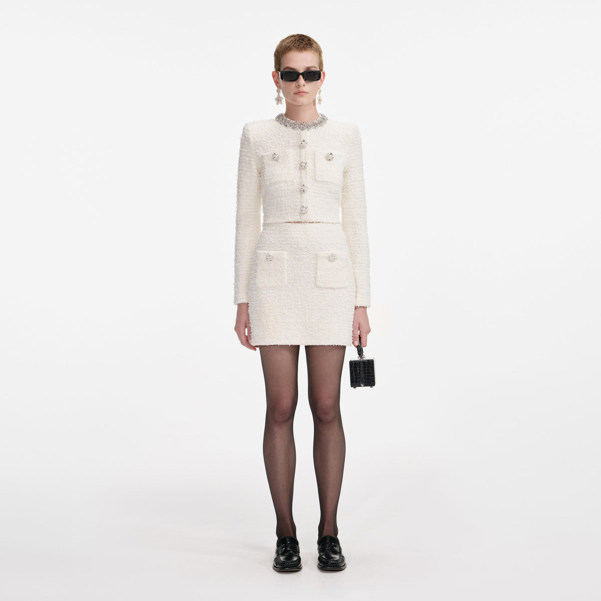 Bouclé Skirt