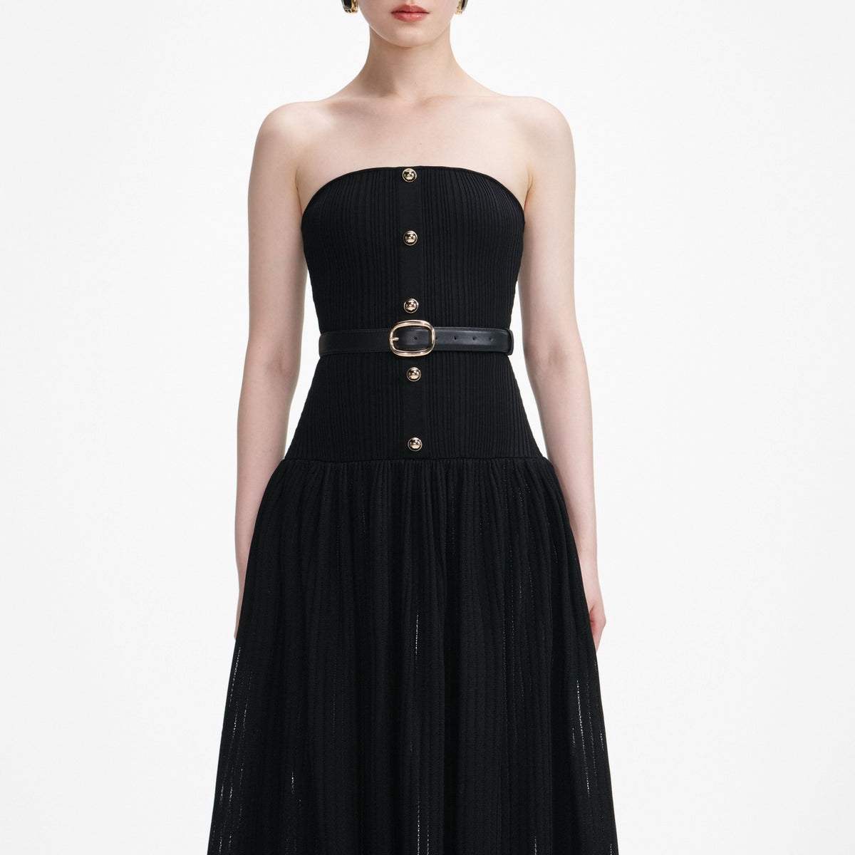 knitted bandeau maxi dress Montego Bandeau Dress