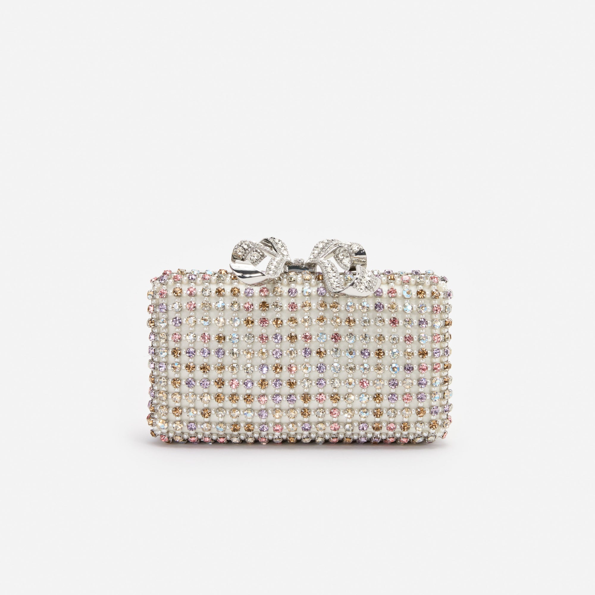 Multi Crystal Clutch Bag