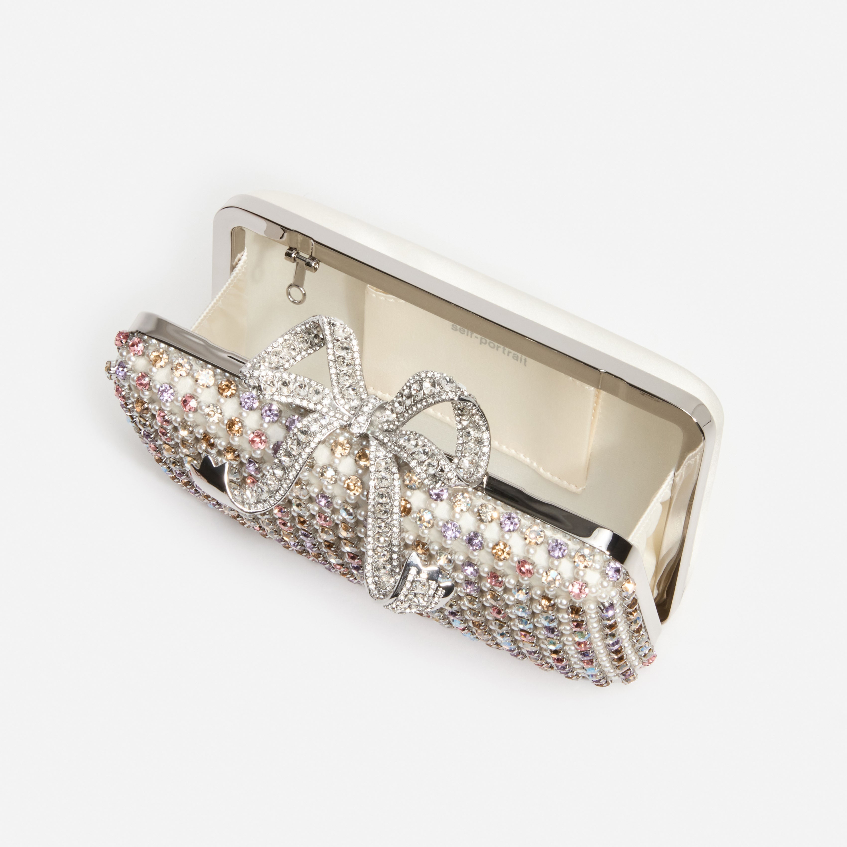 Multi Crystal Clutch Bag