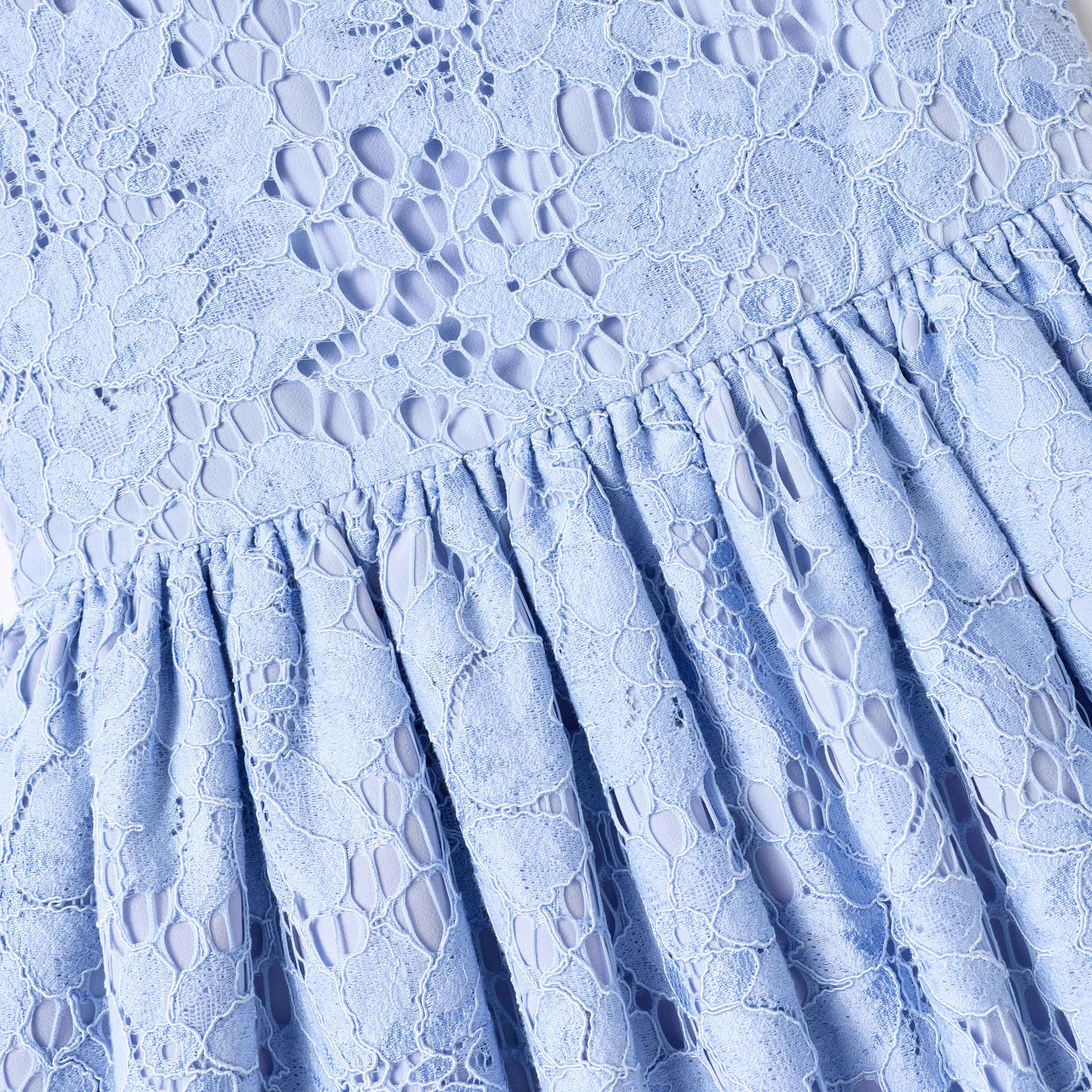 self-portrait - Blue Floral Lace Dress - Age 8/10 self-portrait - Blue Floral Lace Dress - Age 8/10