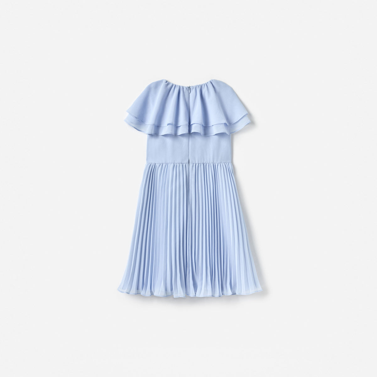 self-portrait - Blue Pleated Chiffon Dress - Age 3/4 self-portrait - Blue Pleated Chiffon Dress - Age 3/4