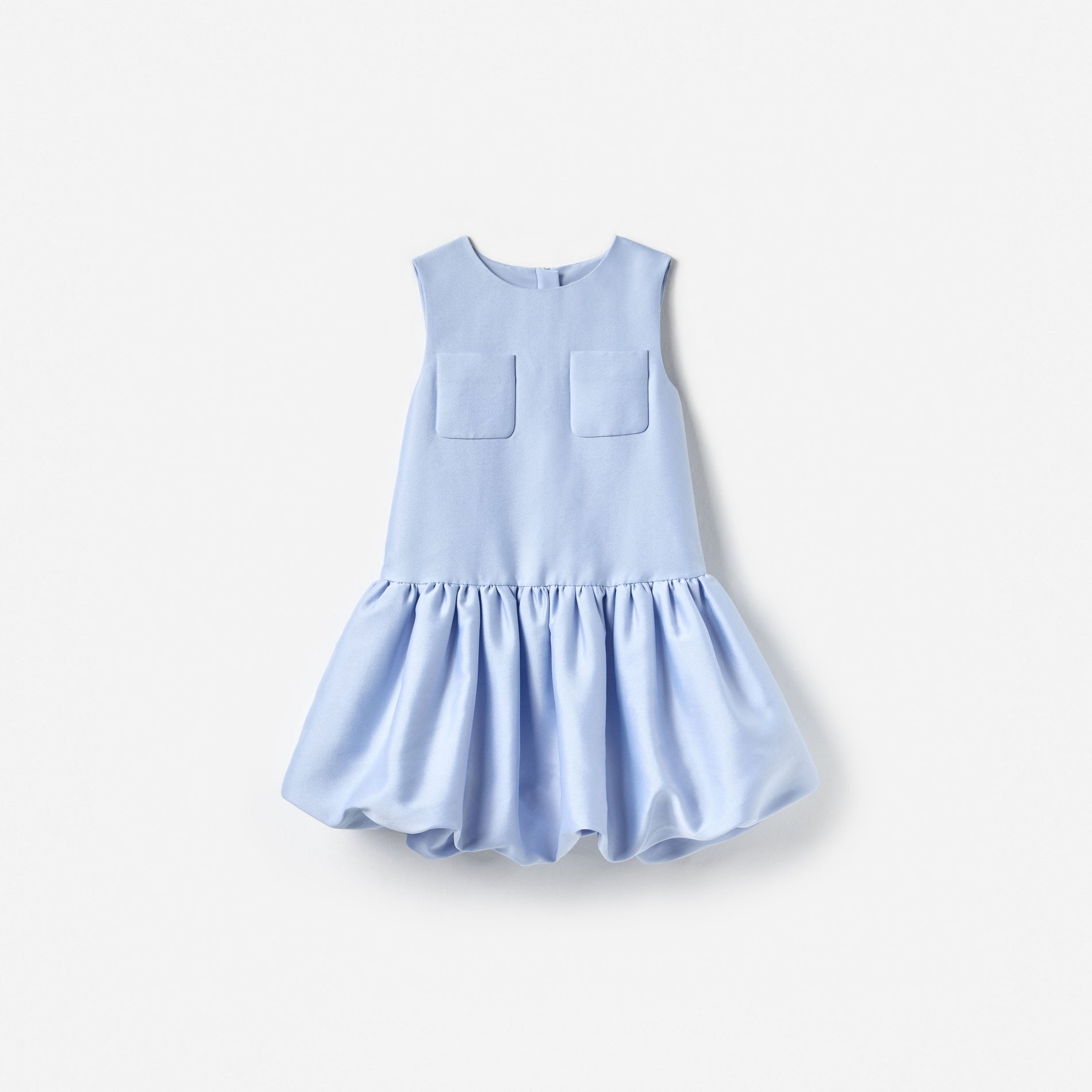 Blue Taffeta Dress