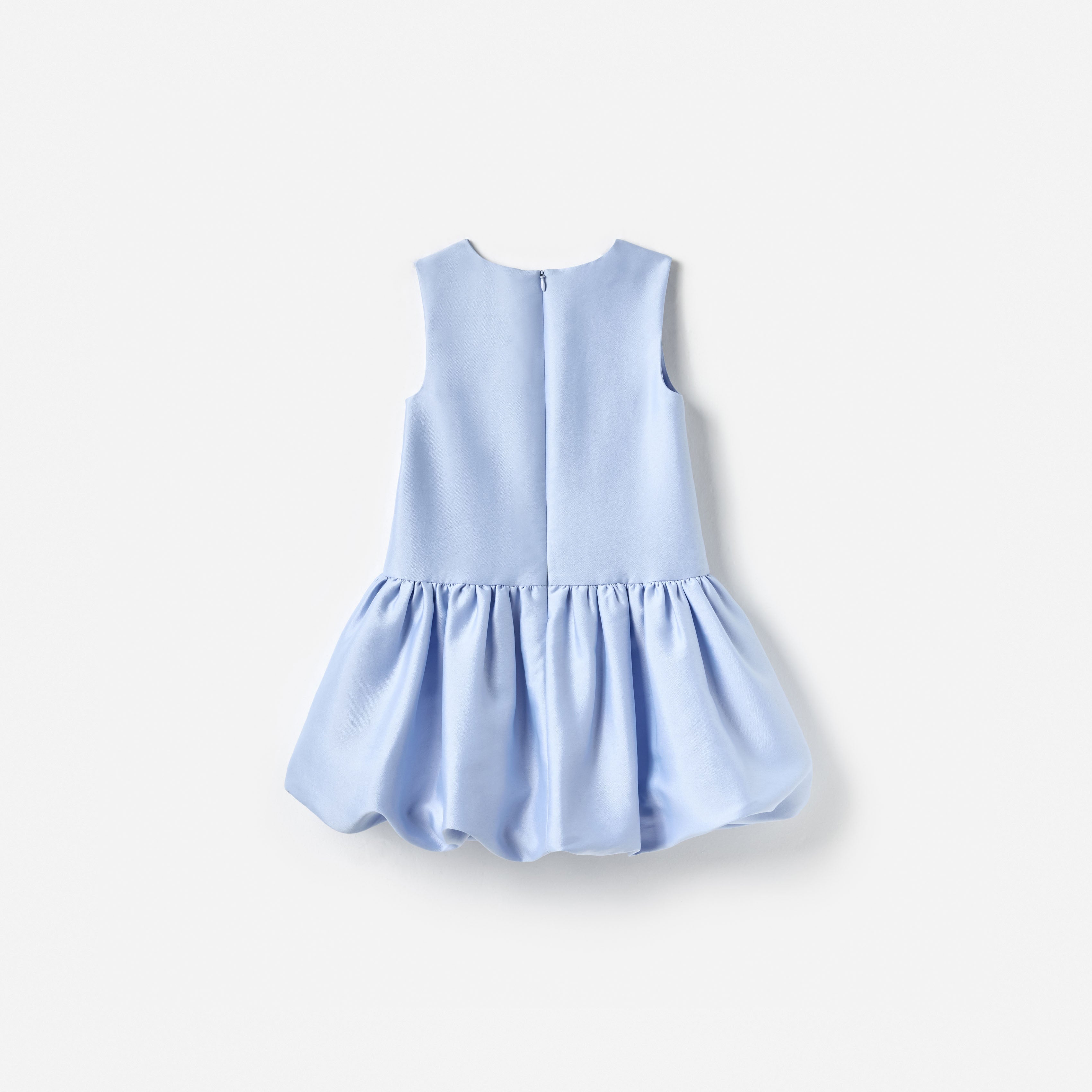 Blue Taffeta Dress