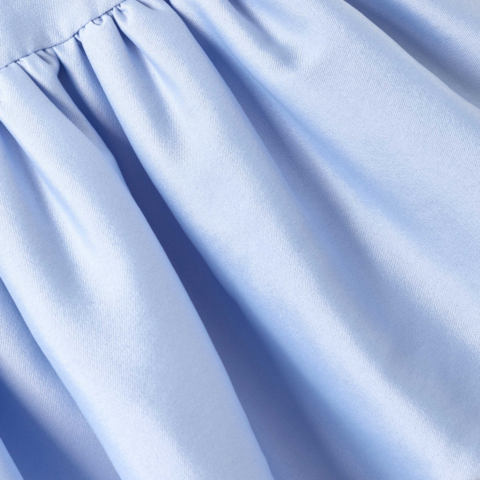 Blue Taffeta Dress