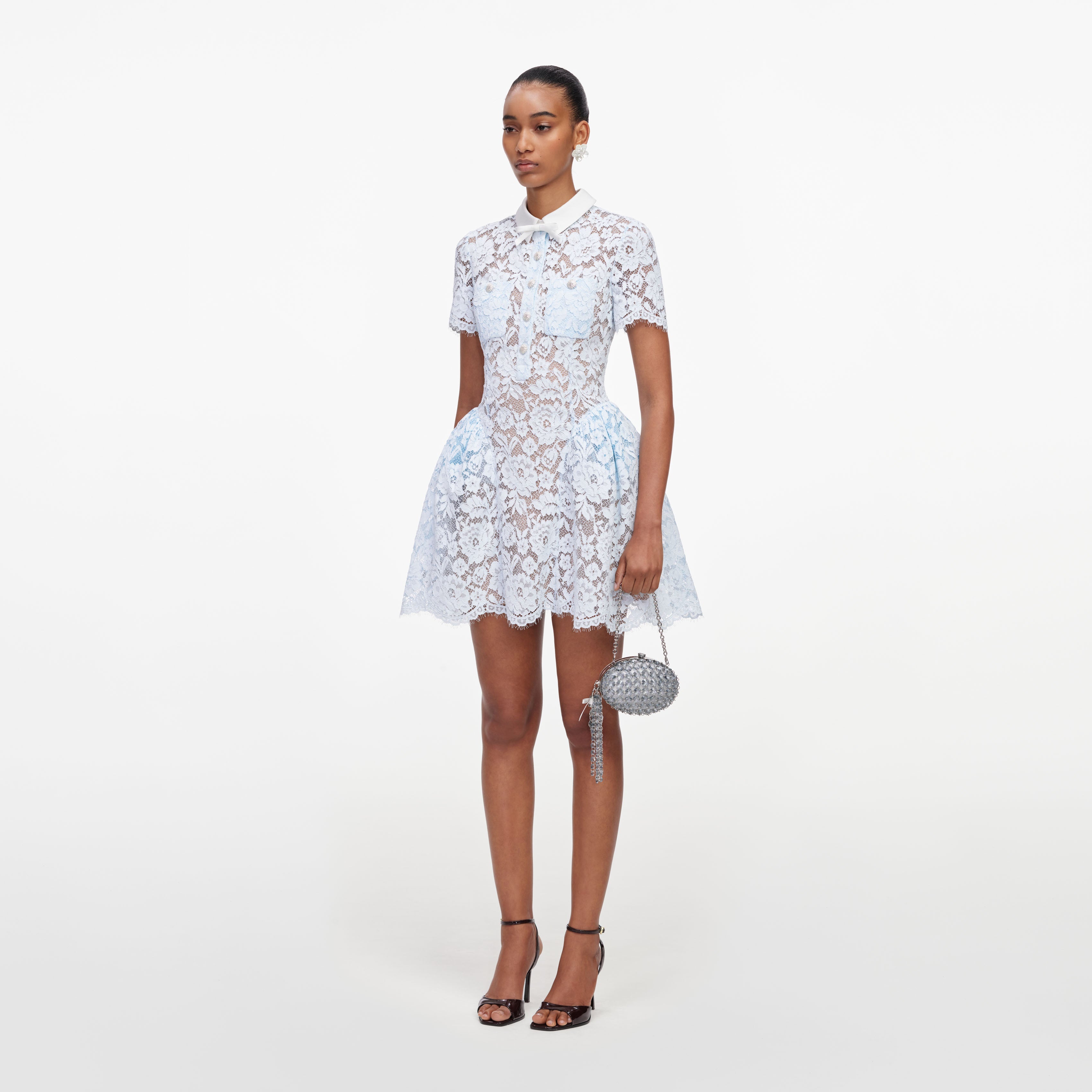 Mini Dresses | Designer Lace, Sequin, Denim & Knit | Self-Portrait
