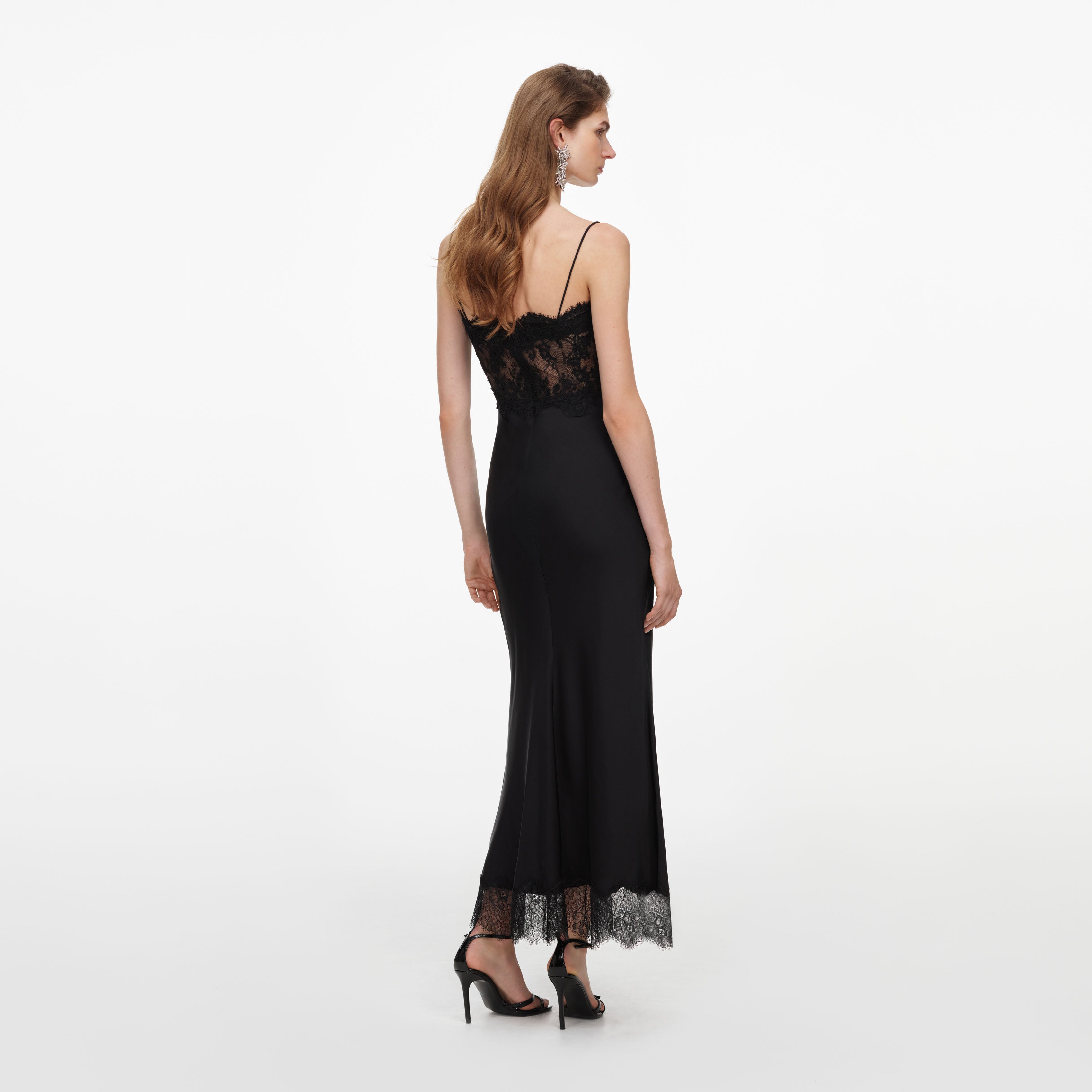 美品 セルフポートレイト Lace Pattern Midi Dress Women's Ready-to-Wear – self-portrait-US