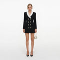 Black Tailored Blazer Mini Dress