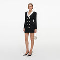 Black Tailored Blazer Mini Dress