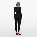 Black Metallic Boucle Jacket