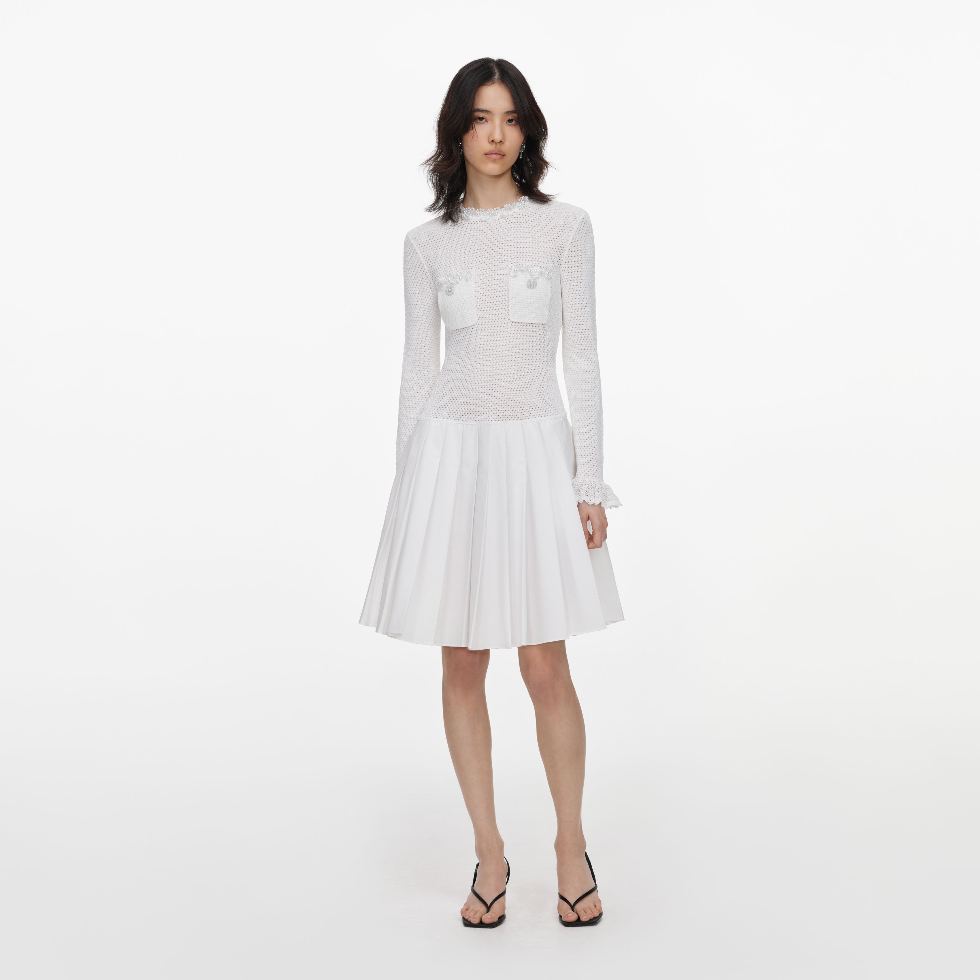 Mini Dresses | Designer Lace, Sequin, Denim & Knit | Self-Portrait