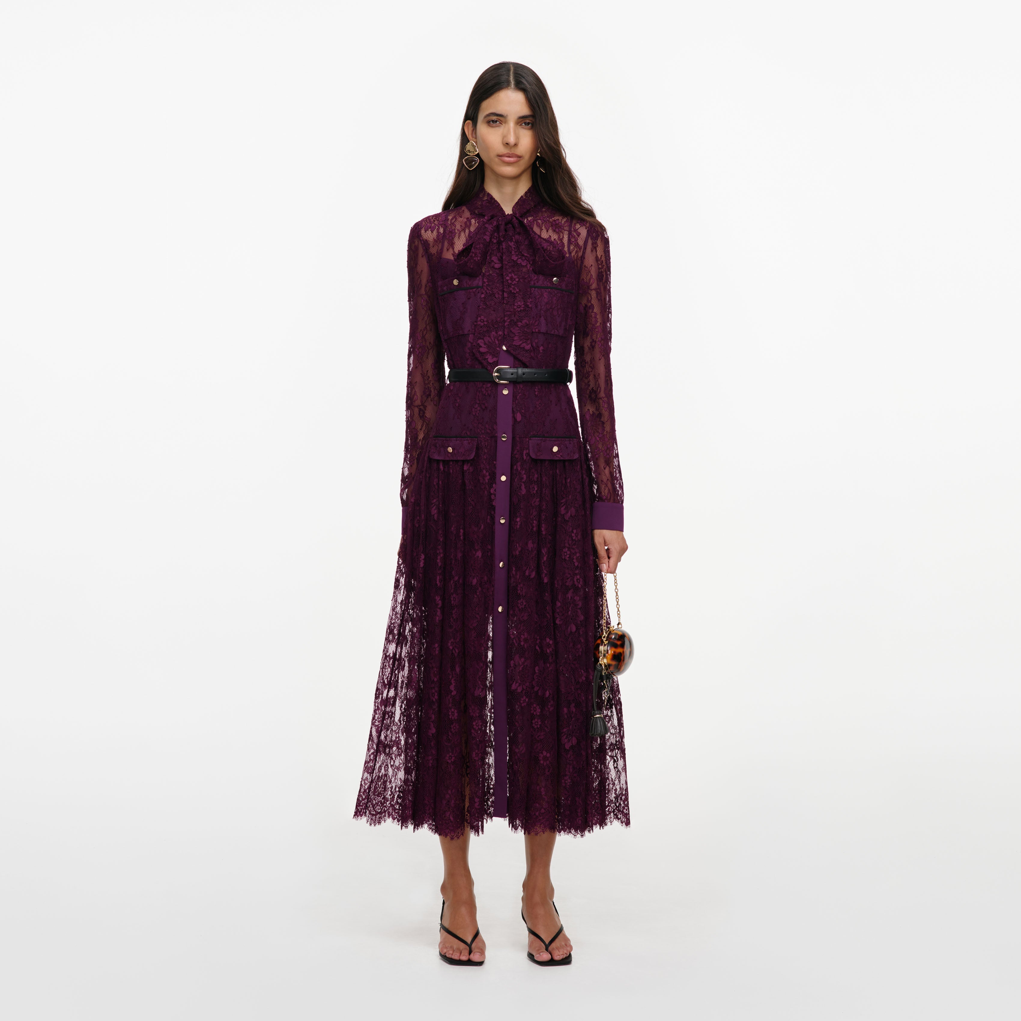 Women's Midi Dresses – self-portrait-US