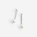 Crystal Pearl Droplet Earring