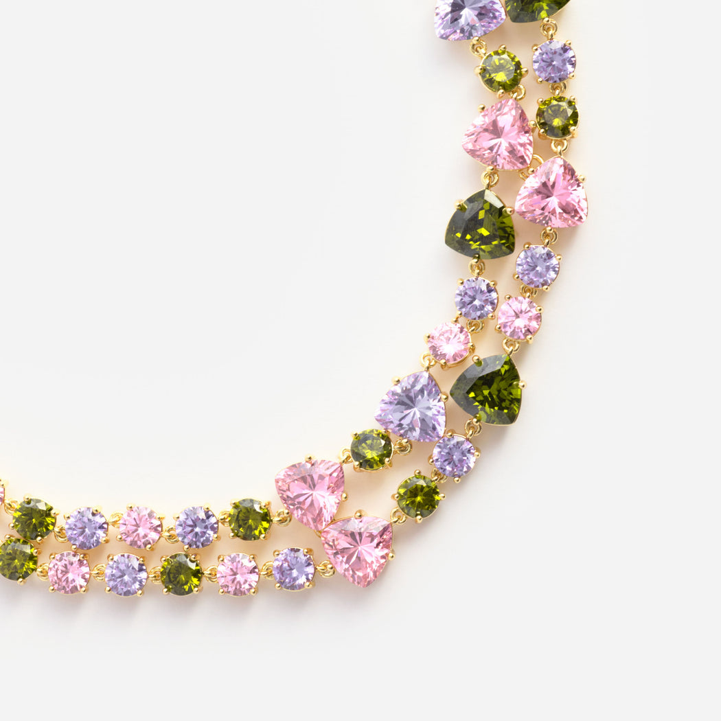 Multi Crystal Necklace