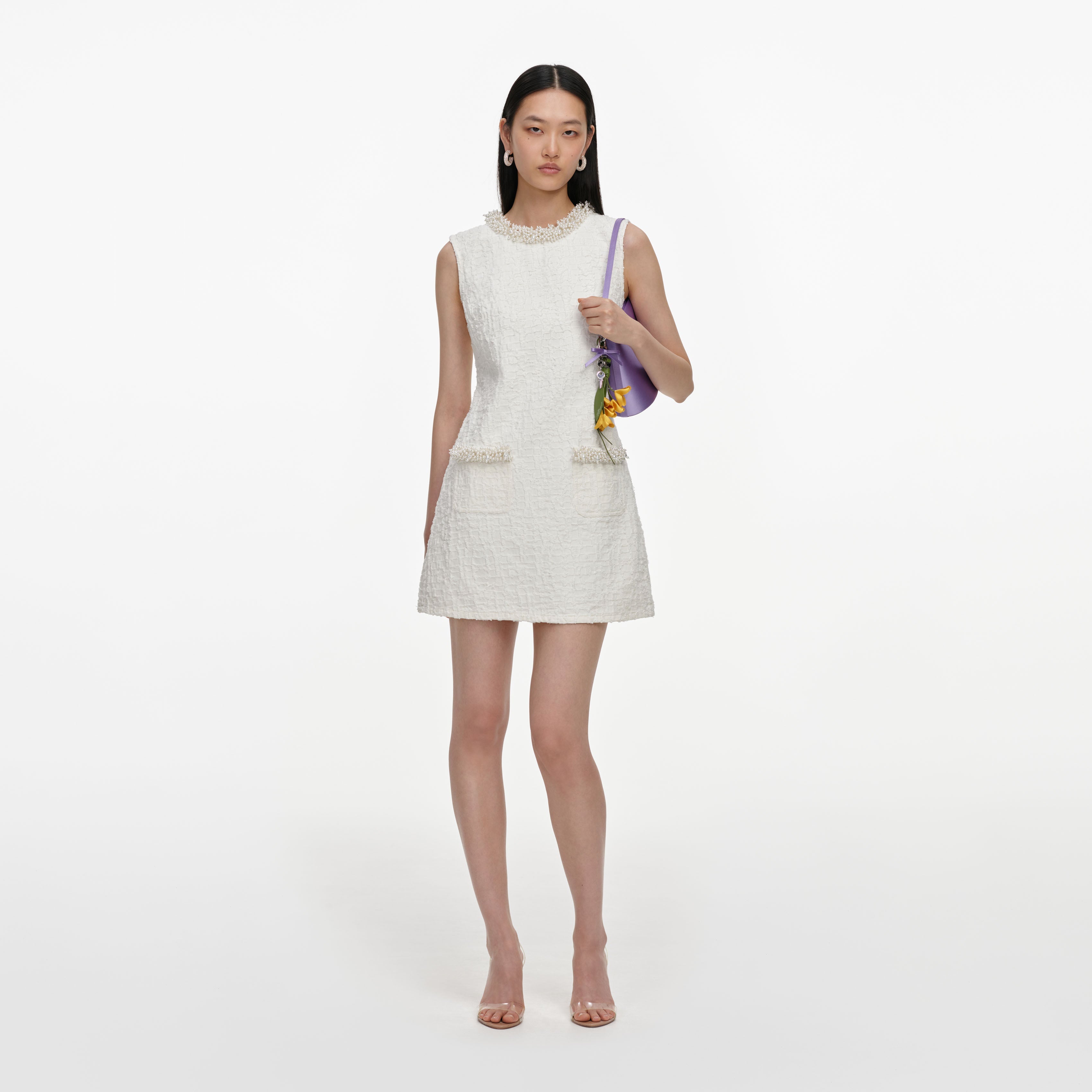 Mini Dresses | Designer Lace, Sequin, Denim & Knit | Self-Portrait