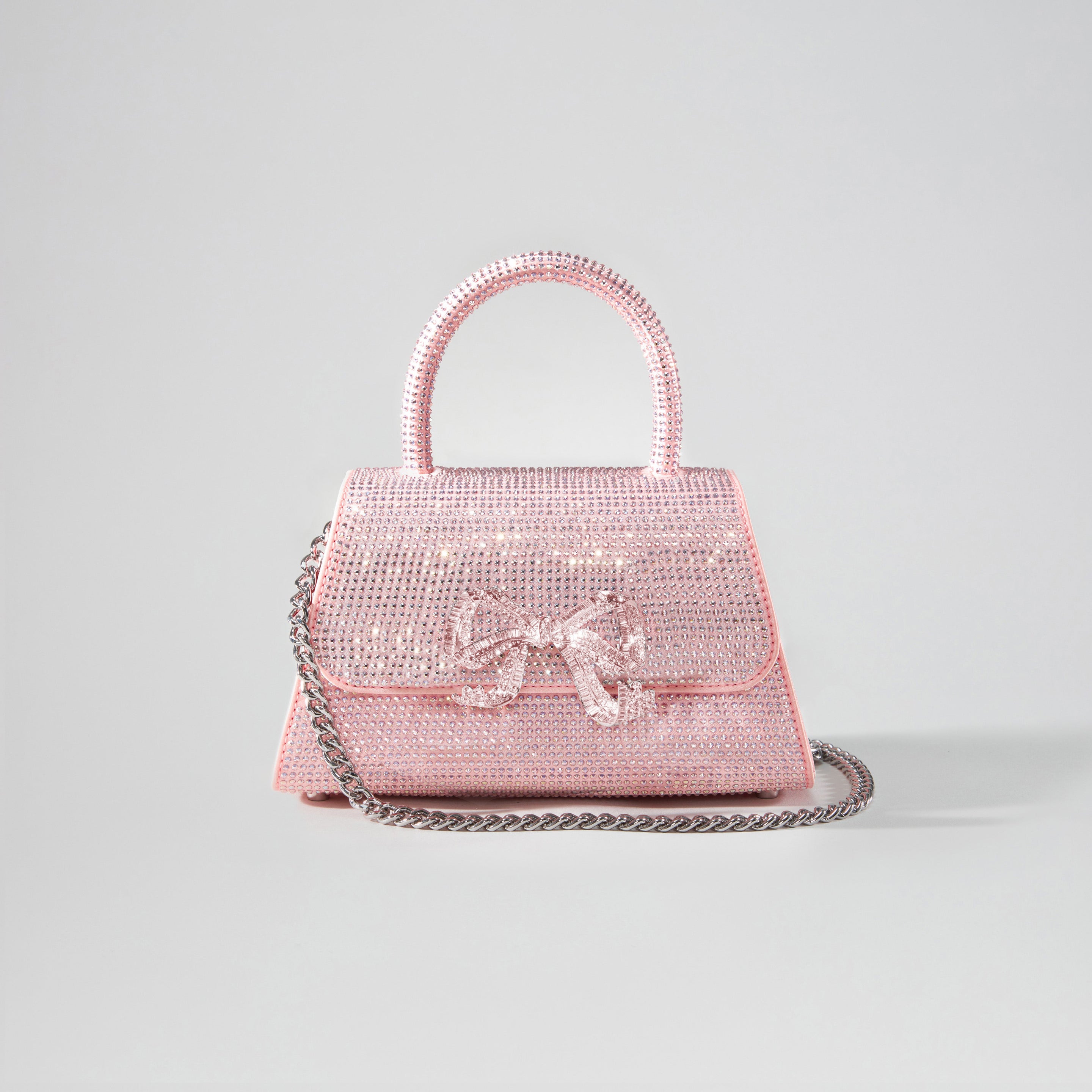 Bow & Rhinestone Decor Bag Design Bag Charm Fashionable