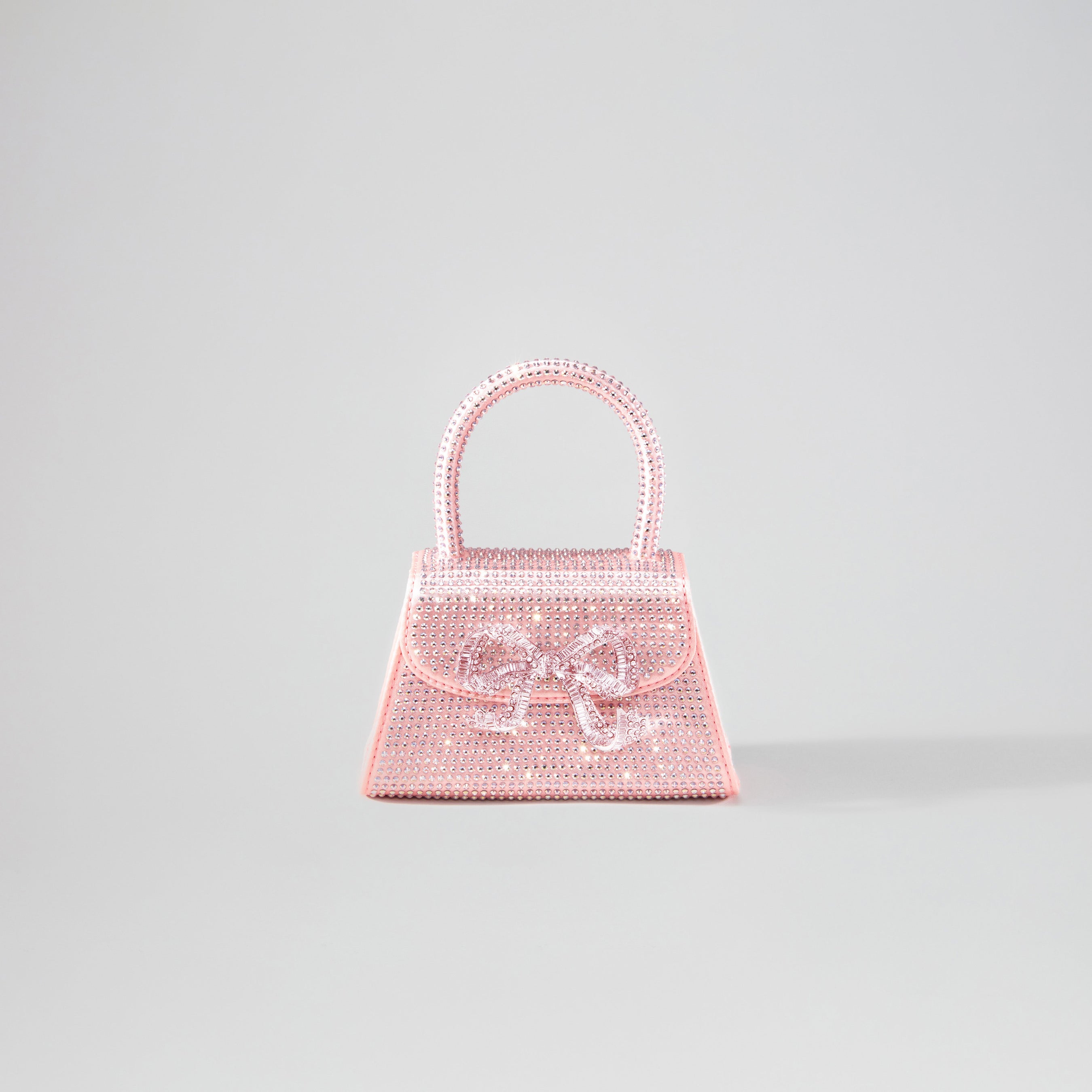 Pink Rhinestone Micro Bow Bag – self-portrait-US