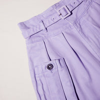 Lilac Denim Shorts