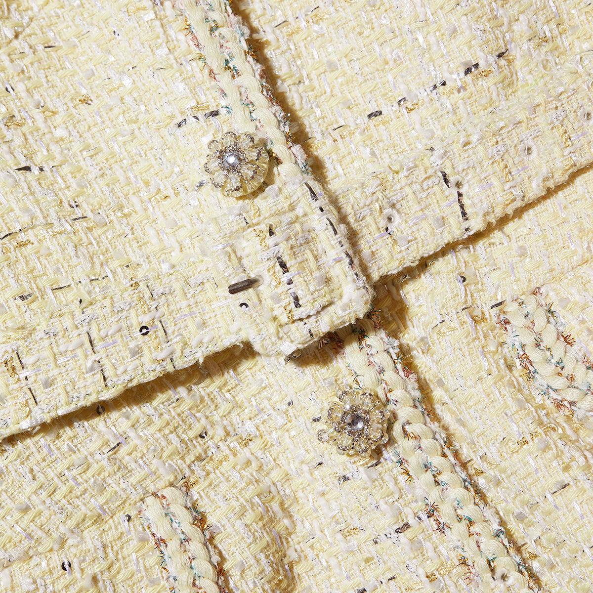 Yellow Boucle Top