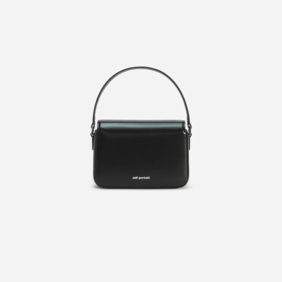 Black Leather Micro Bag – self-portrait-US