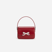 Burgundy Leather Micro Bag