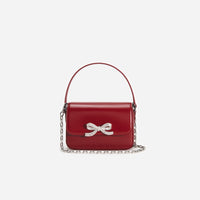 Burgundy Leather Micro Bag