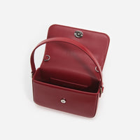 Burgundy Leather Micro Bag