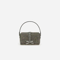 Multi Rhinestone Chainmail Micro Bag