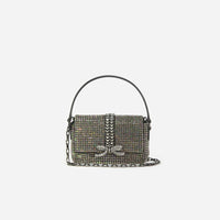 Multi Rhinestone Chainmail Micro Bag