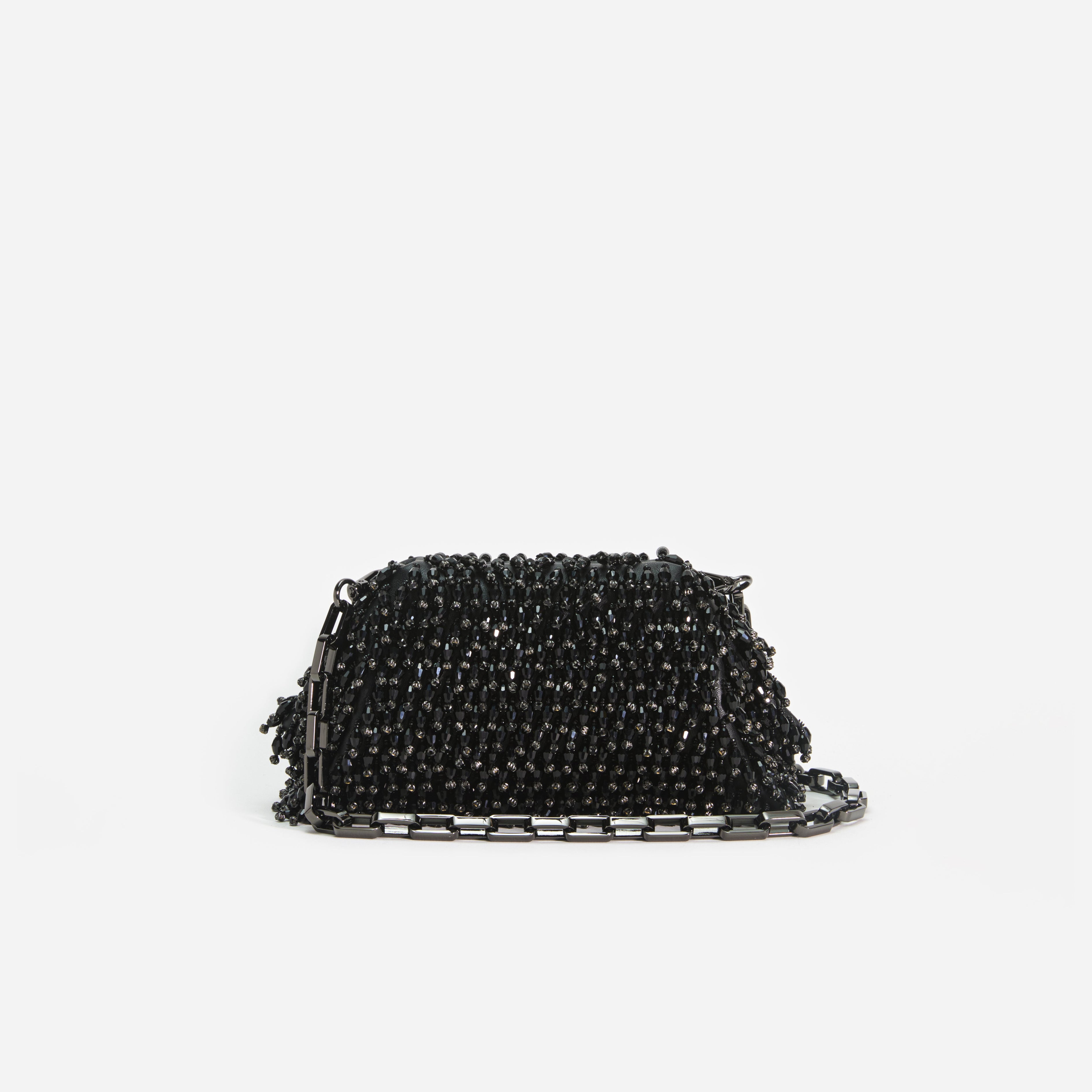 Black Crystal Clutch