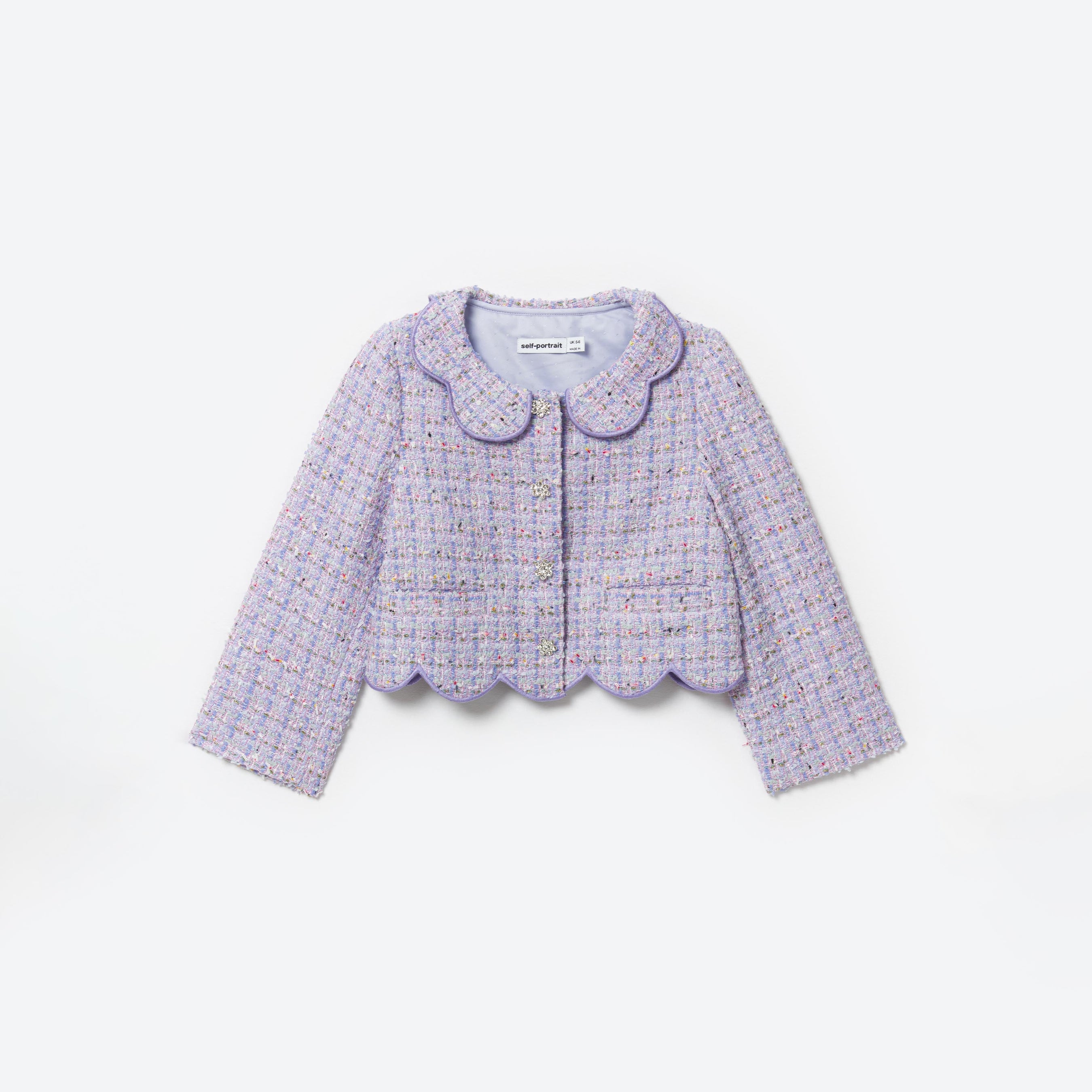 Lilac Boucle Jacket