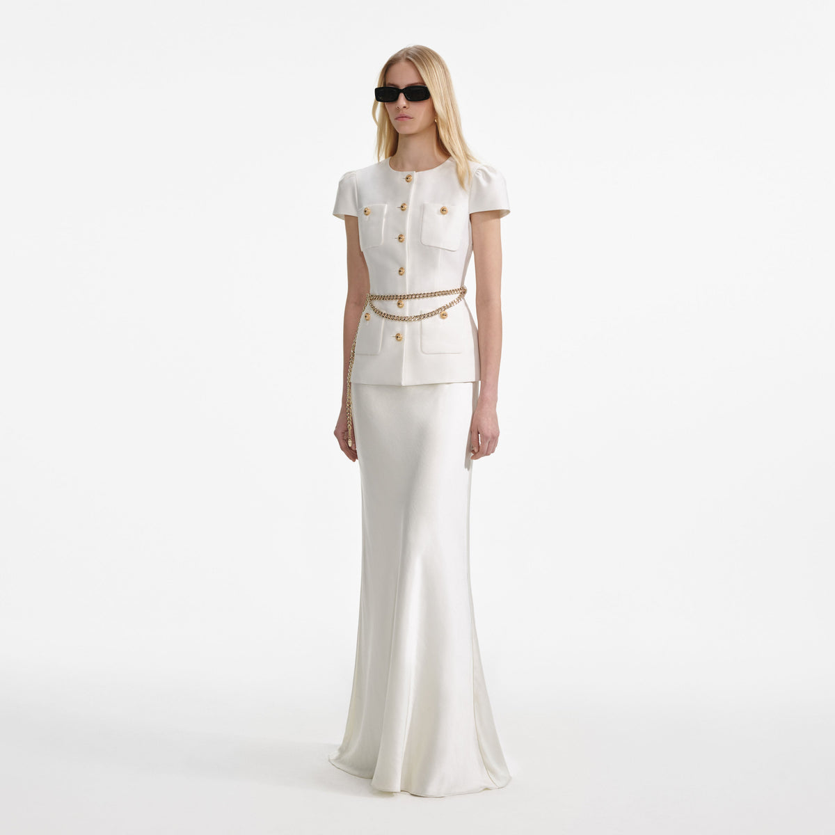 gold dress with belt Off the Shoulder Illusion Champagne Prom Dress with Black Belt