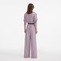Lilac Twill Jumpsuit