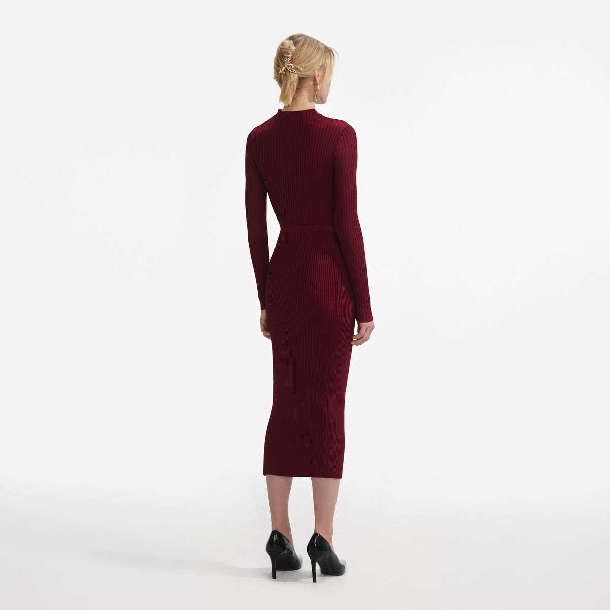 self-portrait Cut-out Midi Dress