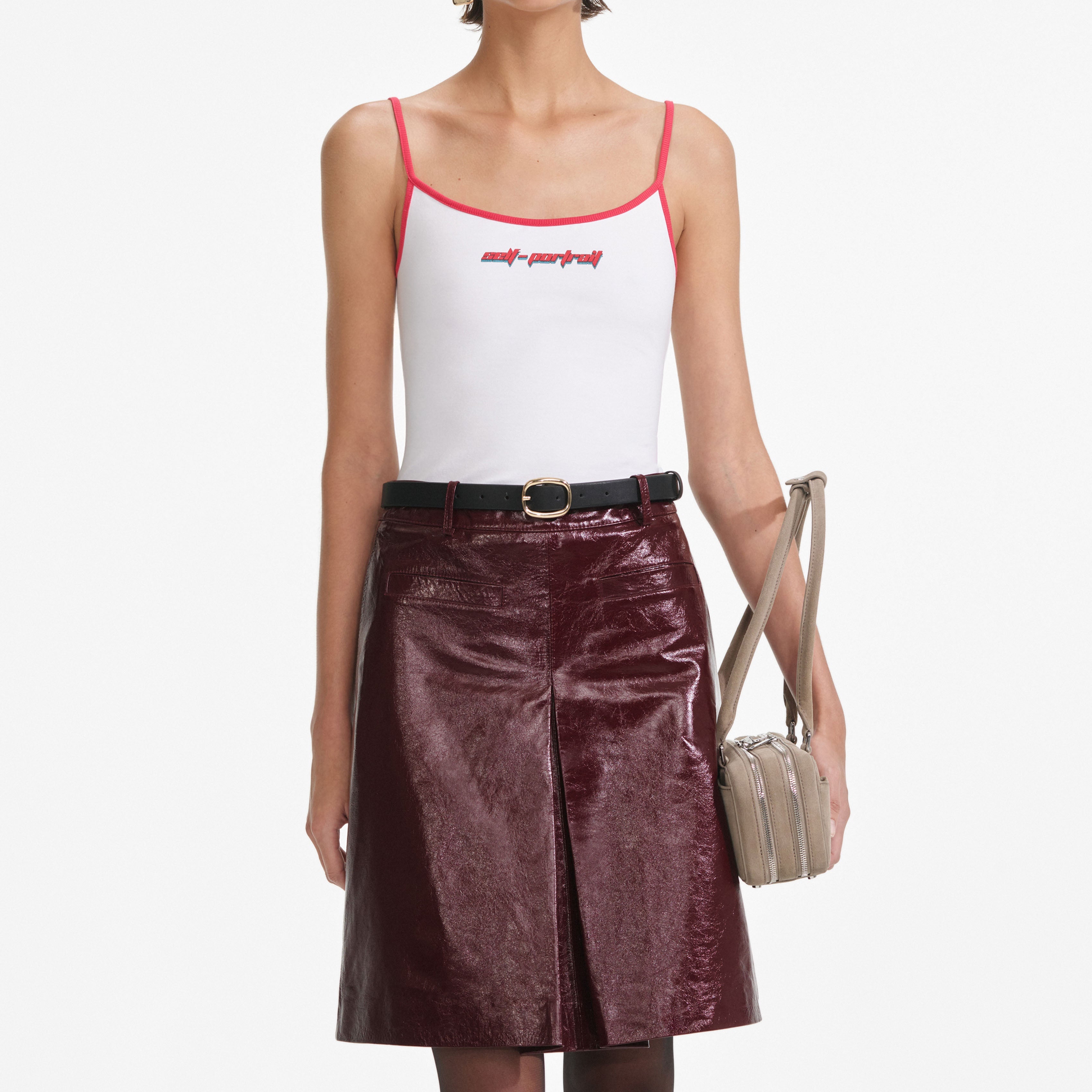 White Vest With Red SP Logo