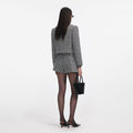 Houndstooth Crystal Trim Jacket