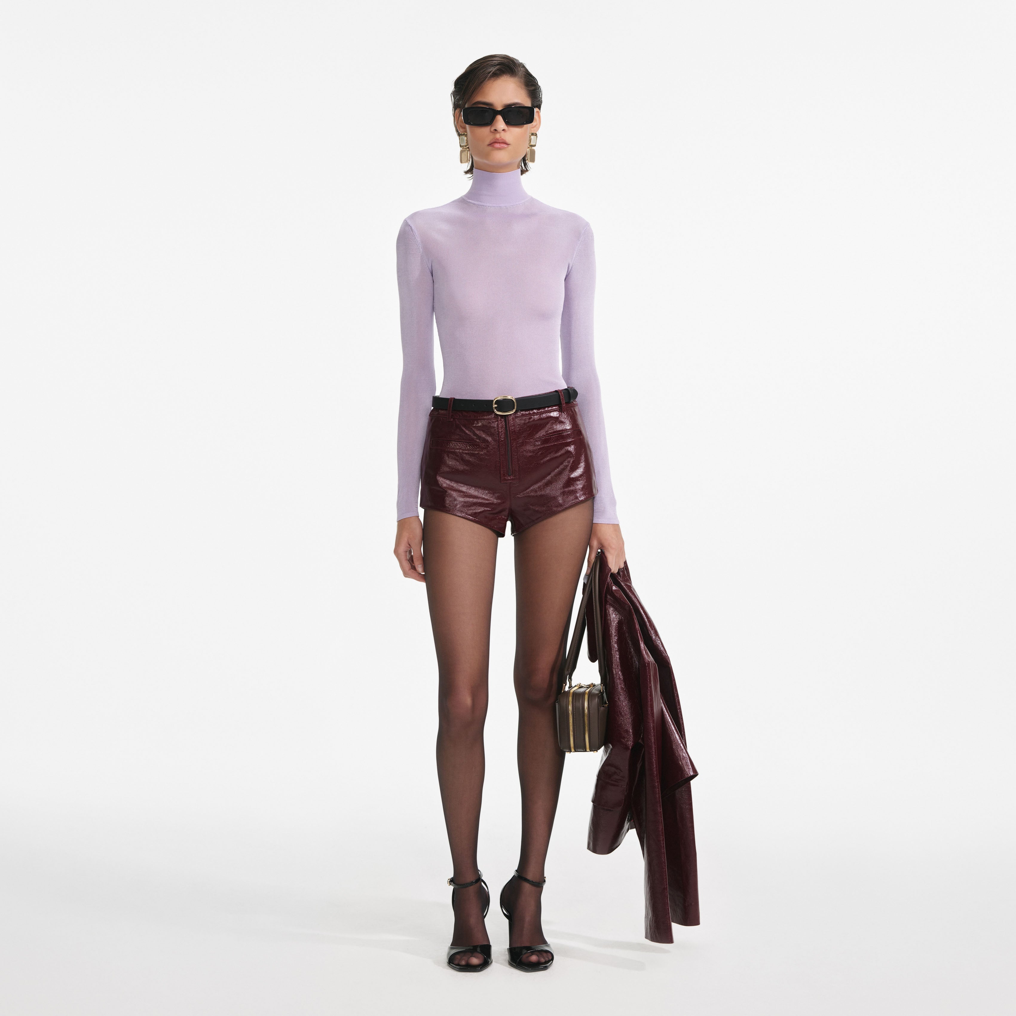Pink Embellished Knit Top – self-portrait-US